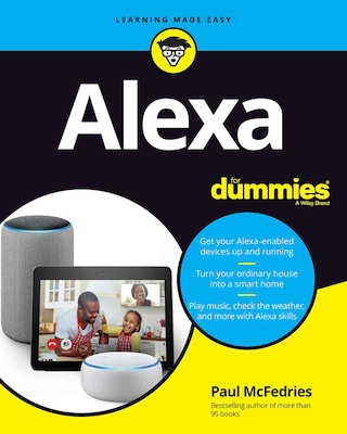 Front cover of the book Alexa for Dummies